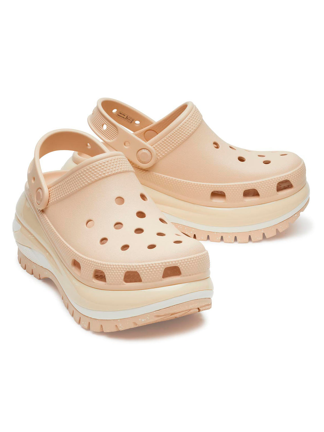 Zueco Plataforma Unisex Mega Crush Clog Café Crocs