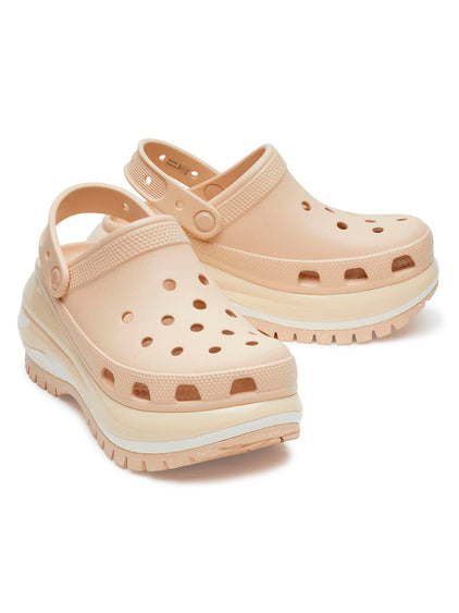 Zueco Plataforma Unisex Mega Crush Clog Café Crocs