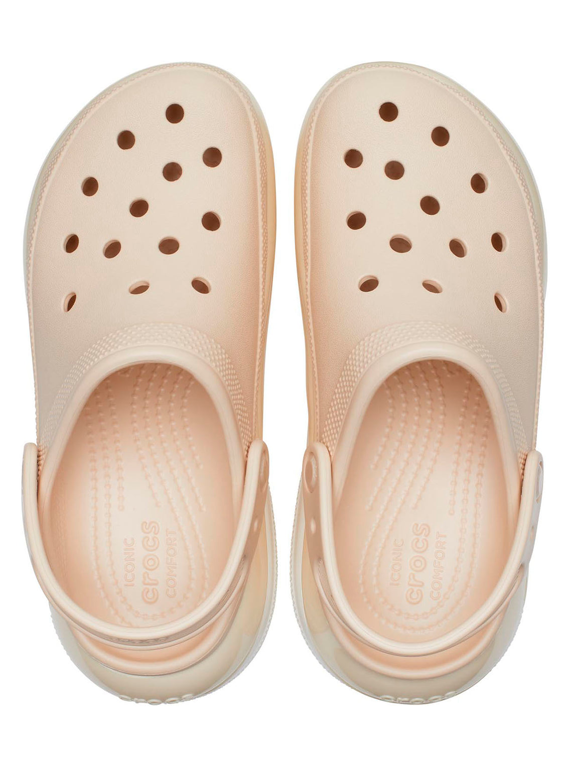 Zueco Plataforma Unisex Mega Crush Clog Café Crocs