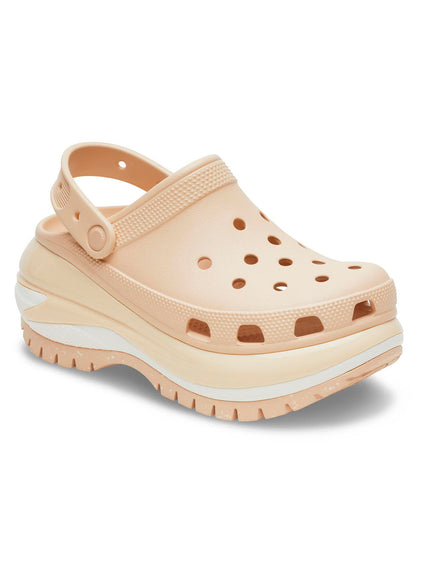 Zueco Plataforma Unisex Mega Crush Clog Café Crocs