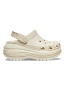 Zueco Plataforma Unisex Mega Crush Clog Beige Crocs