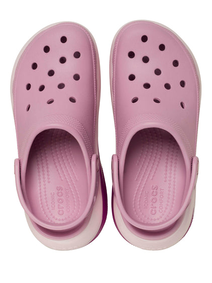 Zueco Plataforma Unisex Mega Crush Clog Morado Crocs