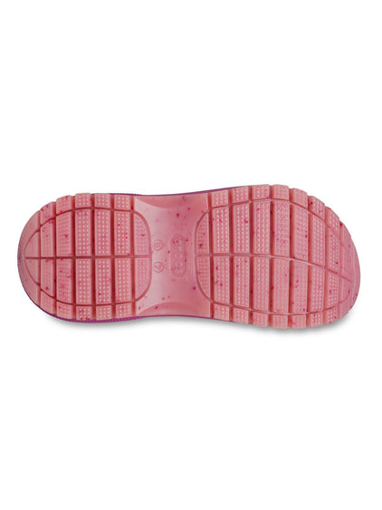 Zueco Plataforma Unisex Mega Crush Clog Morado Crocs