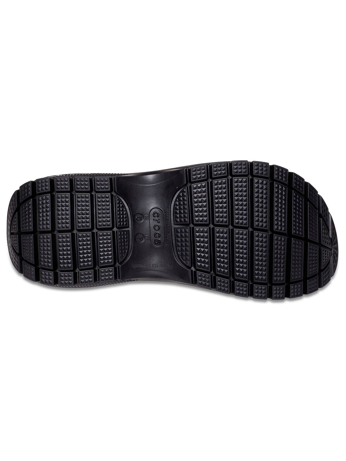 Sandalia Plataforma Unisex Mega Crush Negro Crocs