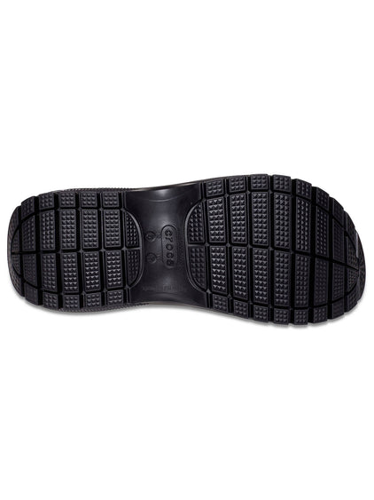 Sandalia Plataforma Unisex Mega Crush Negro Crocs