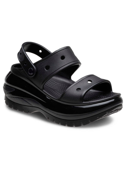 Sandalia Plataforma Unisex Mega Crush Negro Crocs