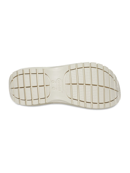 Sandalia Plataforma Unisex Mega Crush Beige Crocs