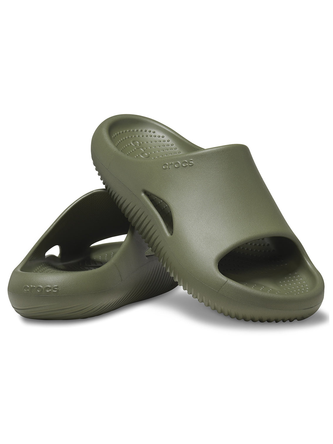 Sandalia Unisex Mellow Recovery Slide Verde Crocs