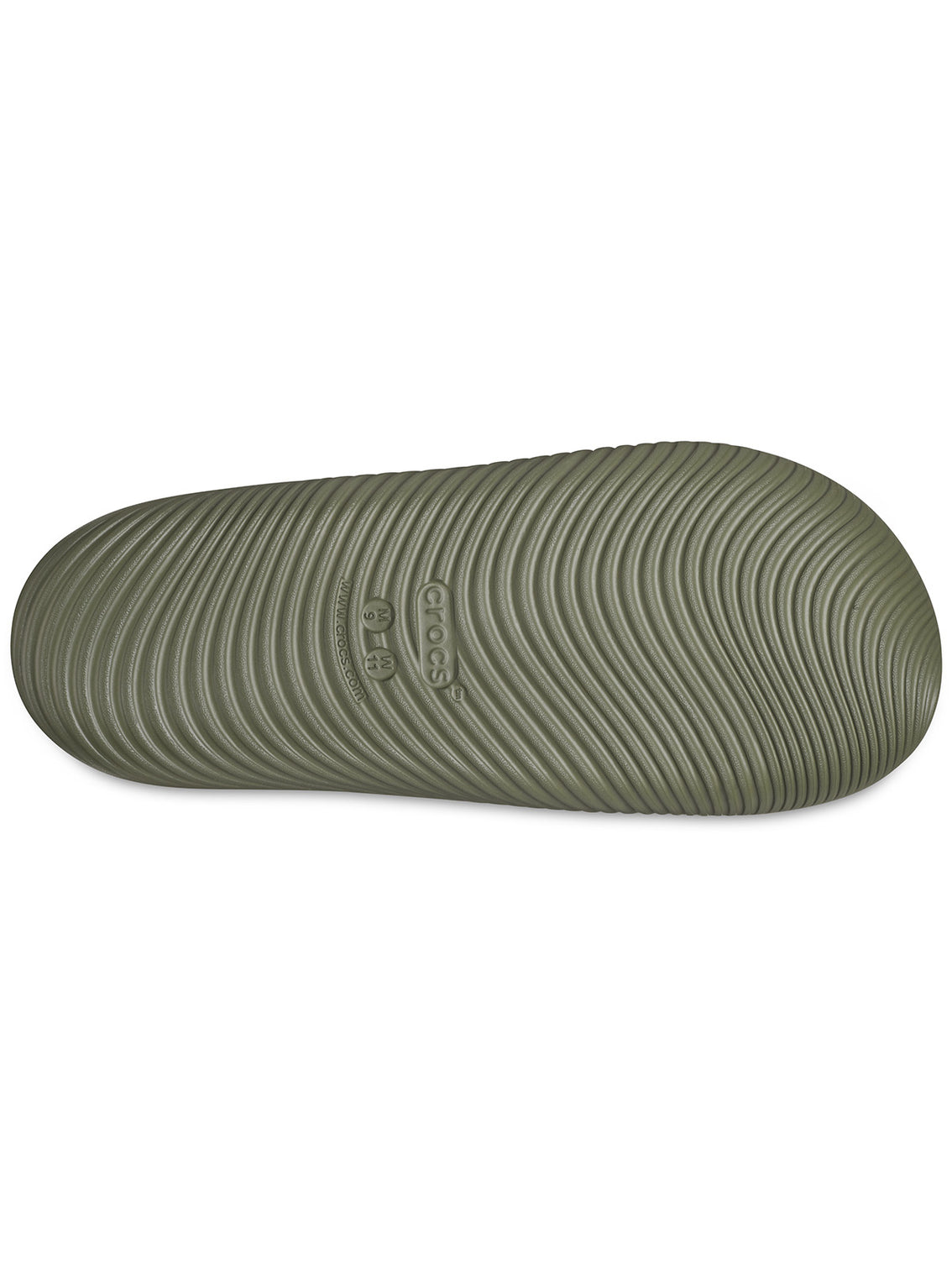 Sandalia Unisex Mellow Recovery Slide Verde Crocs