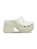 Zueco Plataforma Unisex Siren Clog Beige Crocs
