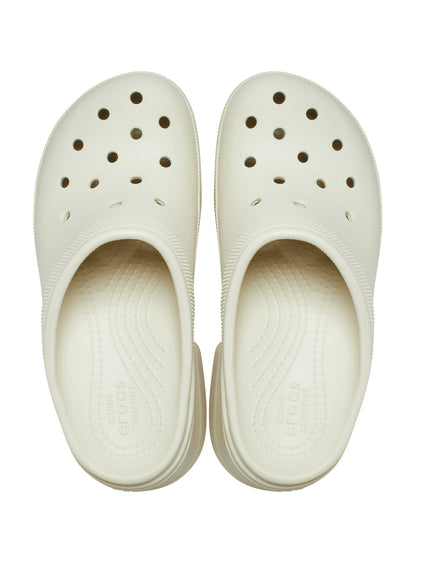 Zueco Plataforma Unisex Siren Clog Beige Crocs