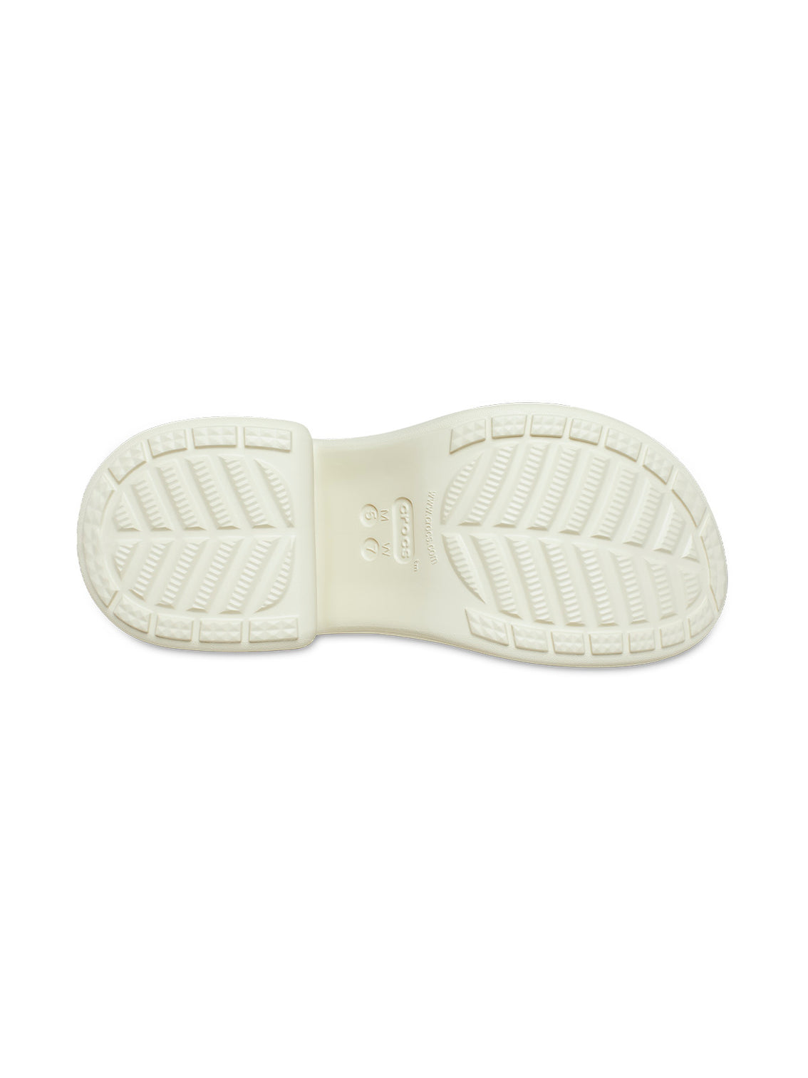 Zueco Plataforma Unisex Siren Clog Beige Crocs
