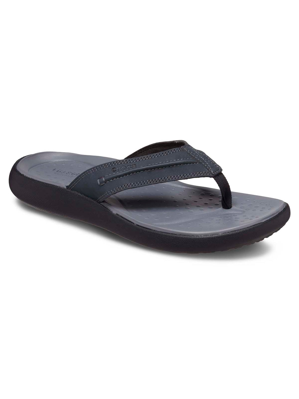 Sandalia Flip Hombre Yukon Vista II LR Negro Crocs