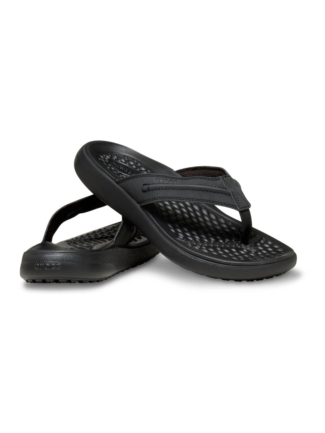 Sandalia Flip Hombre Yukon Vista II Flip Negro Crocs