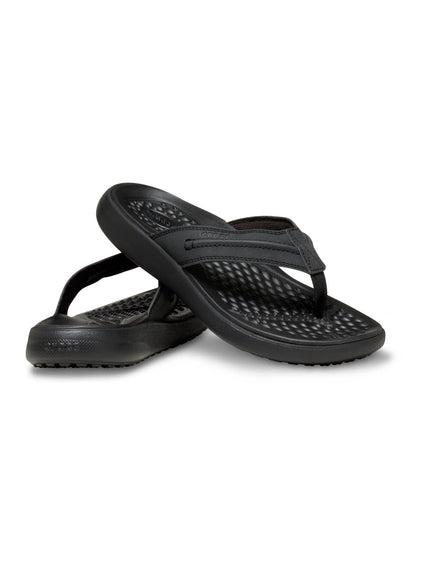 Sandalia Flip Hombre Yukon Vista II Flip Negro Crocs