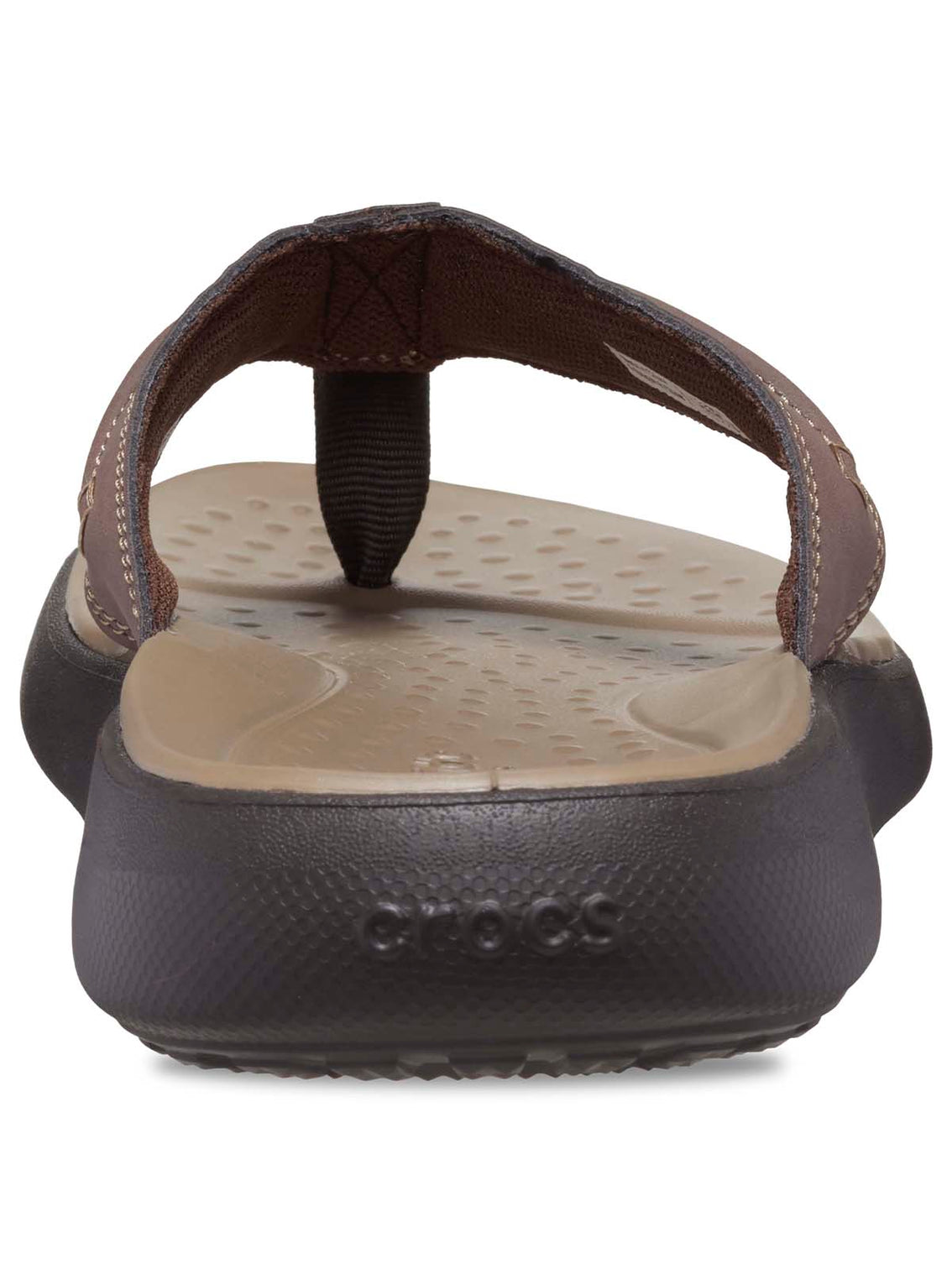 Sandalia Flip Hombre Yukon Vista II LR Café Crocs