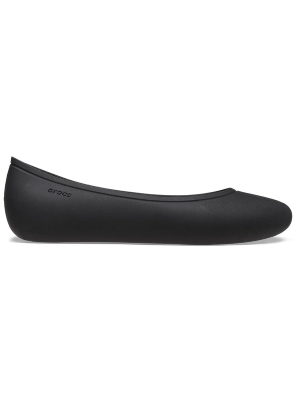 Ballerina Mujer Brooklyn Flat Negro Crocs