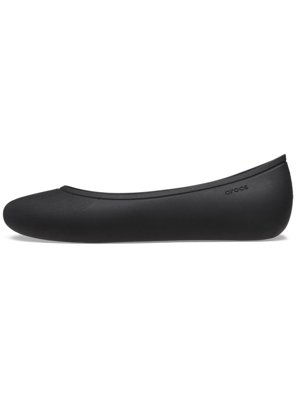Ballerina Mujer Brooklyn Flat Negro Crocs