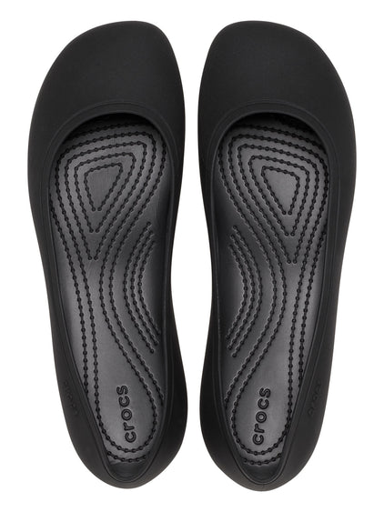 Ballerina Mujer Brooklyn Flat Negro Crocs