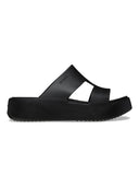 Sandalia Plataforma Mujer Getaway H-Strap Negro Crocs