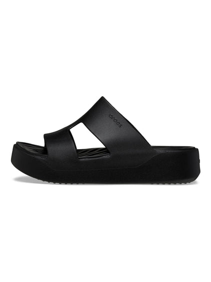 Sandalia Plataforma Mujer Getaway H-Strap Negro Crocs