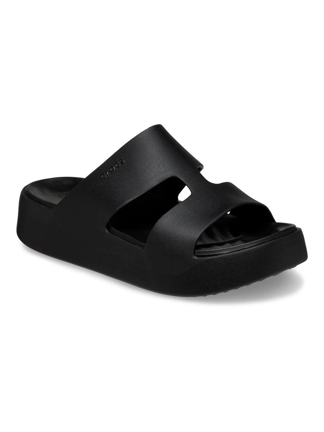 Sandalia Plataforma Mujer Getaway H-Strap Negro Crocs
