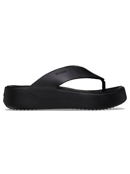 Sandalia Flip Mujer Getaway Plataforma Negro Crocs