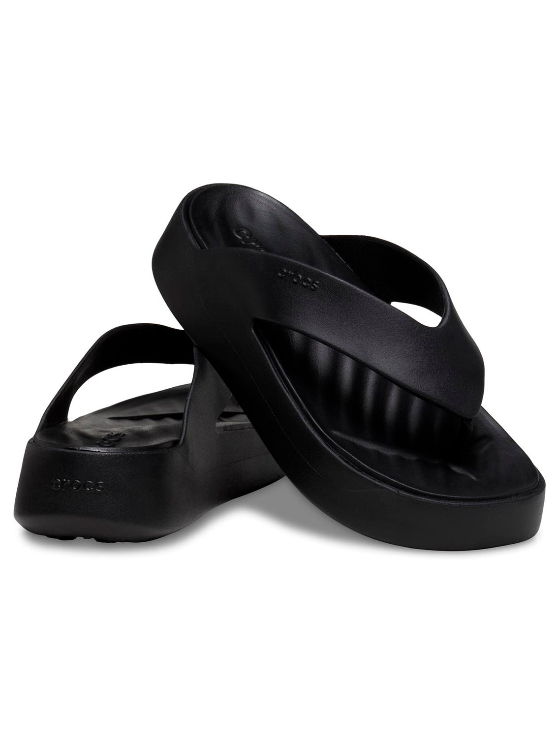 Sandalia Flip Mujer Getaway Plataforma Negro Crocs