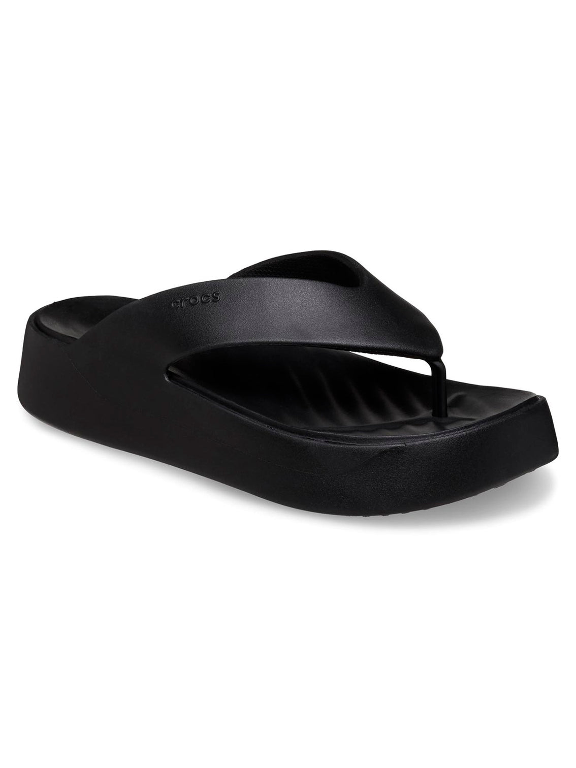 Sandalia Flip Mujer Getaway Plataforma Negro Crocs