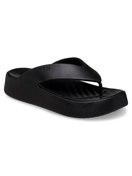 Sandalia Flip Mujer Getaway Plataforma Negro Crocs