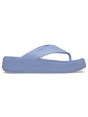 Sandalia Flip Mujer Getaway Plataforma Azul Crocs