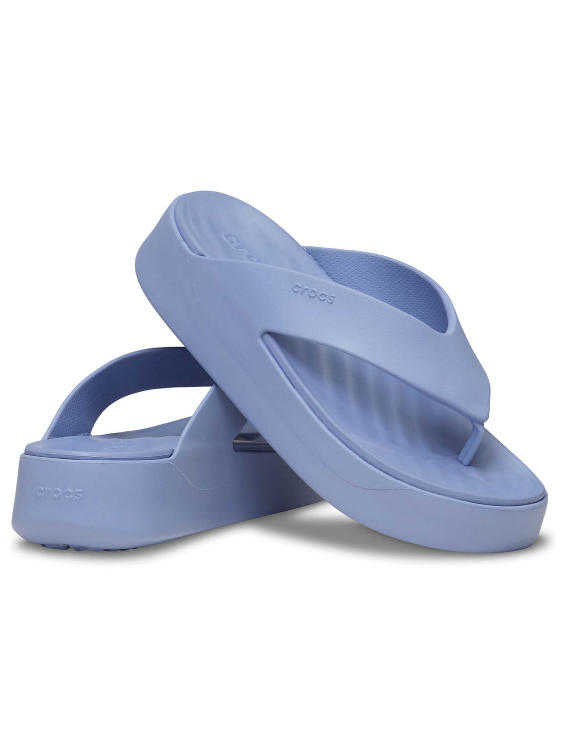 Sandalia Flip Mujer Getaway Plataforma Azul Crocs