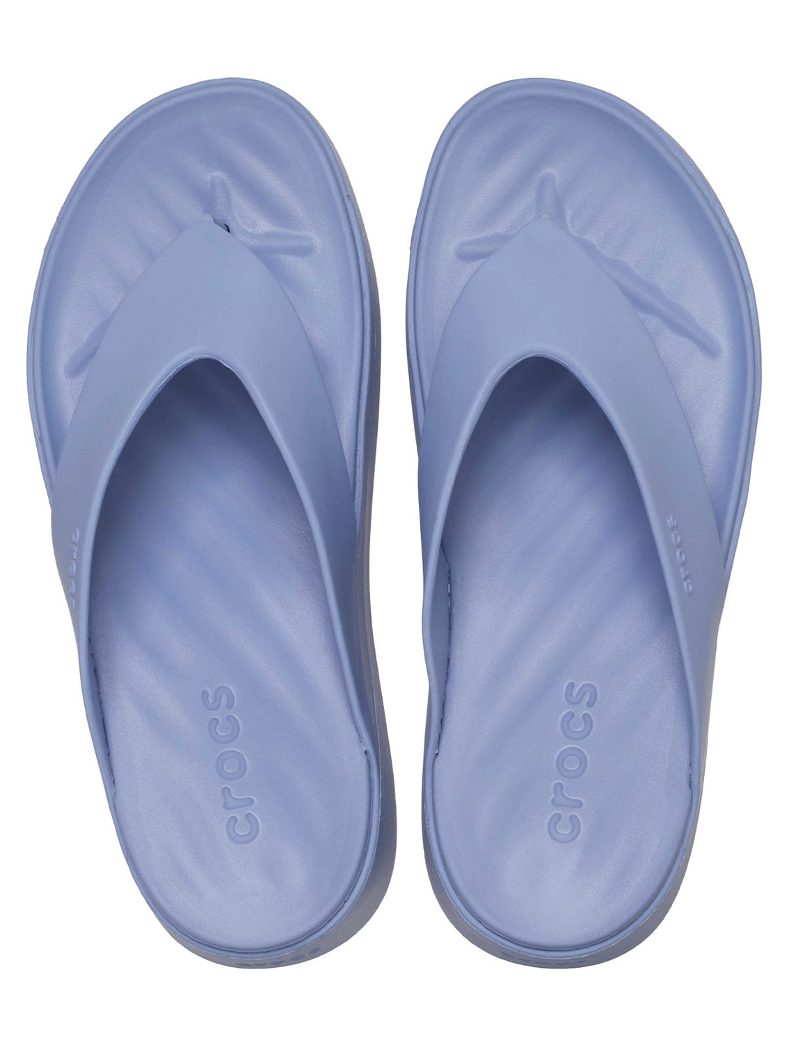 Sandalia Flip Mujer Getaway Plataforma Azul Crocs