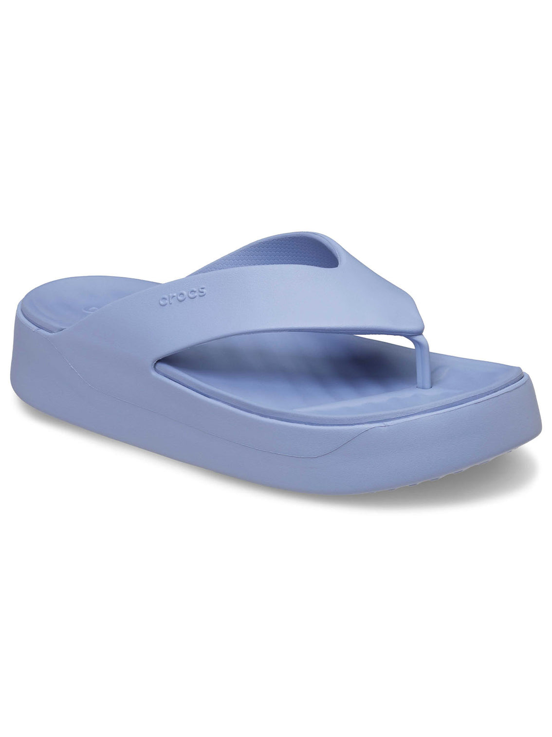 Sandalia Flip Mujer Getaway Plataforma Azul Crocs