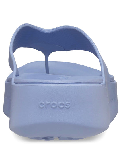 Sandalia Flip Mujer Getaway Plataforma Azul Crocs