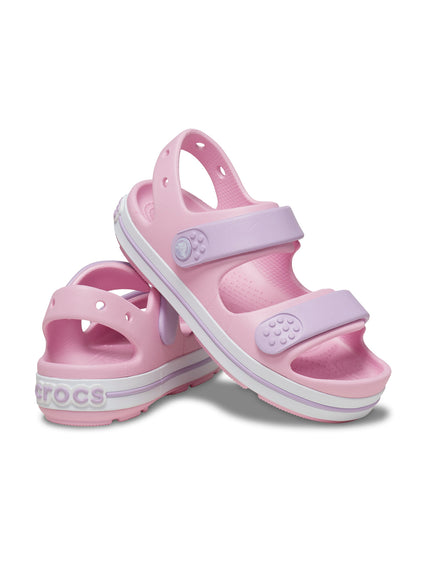 Sandalia Niños Grandes Crocband Cruiser Naranja Crocs