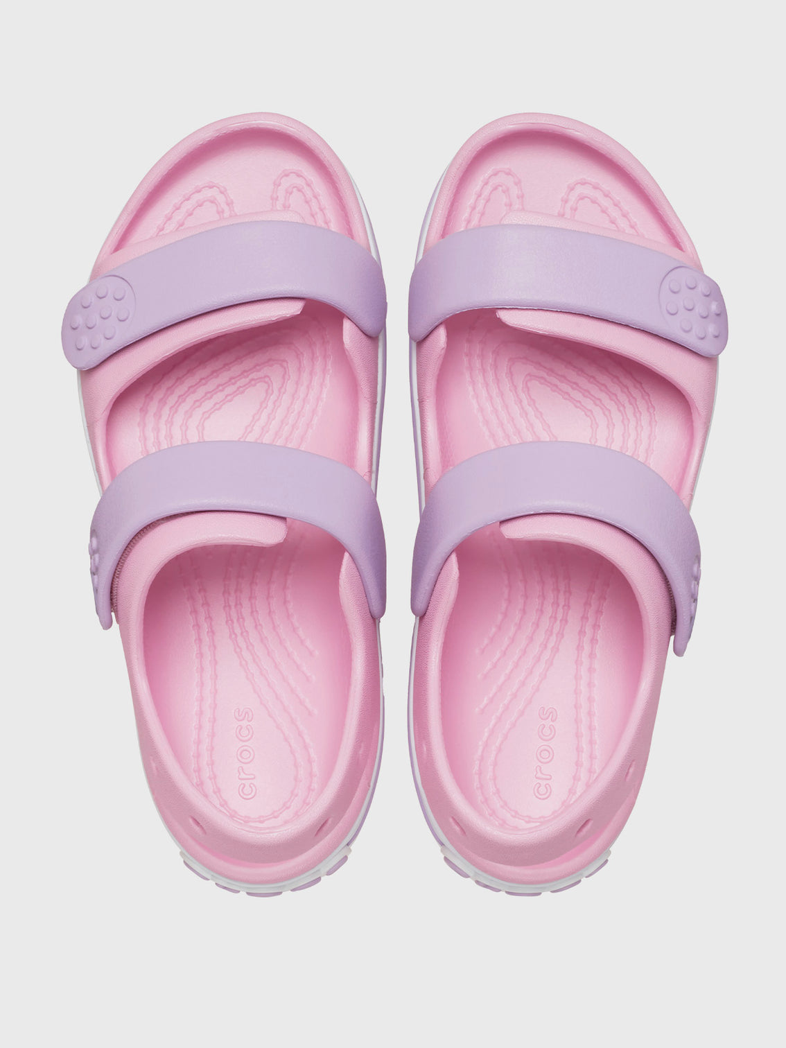 Sandalia Niños Grandes Crocband Cruiser Naranja Crocs