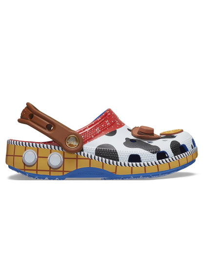 Zueco Niños Grandes Toy Story Woody Azul Crocs