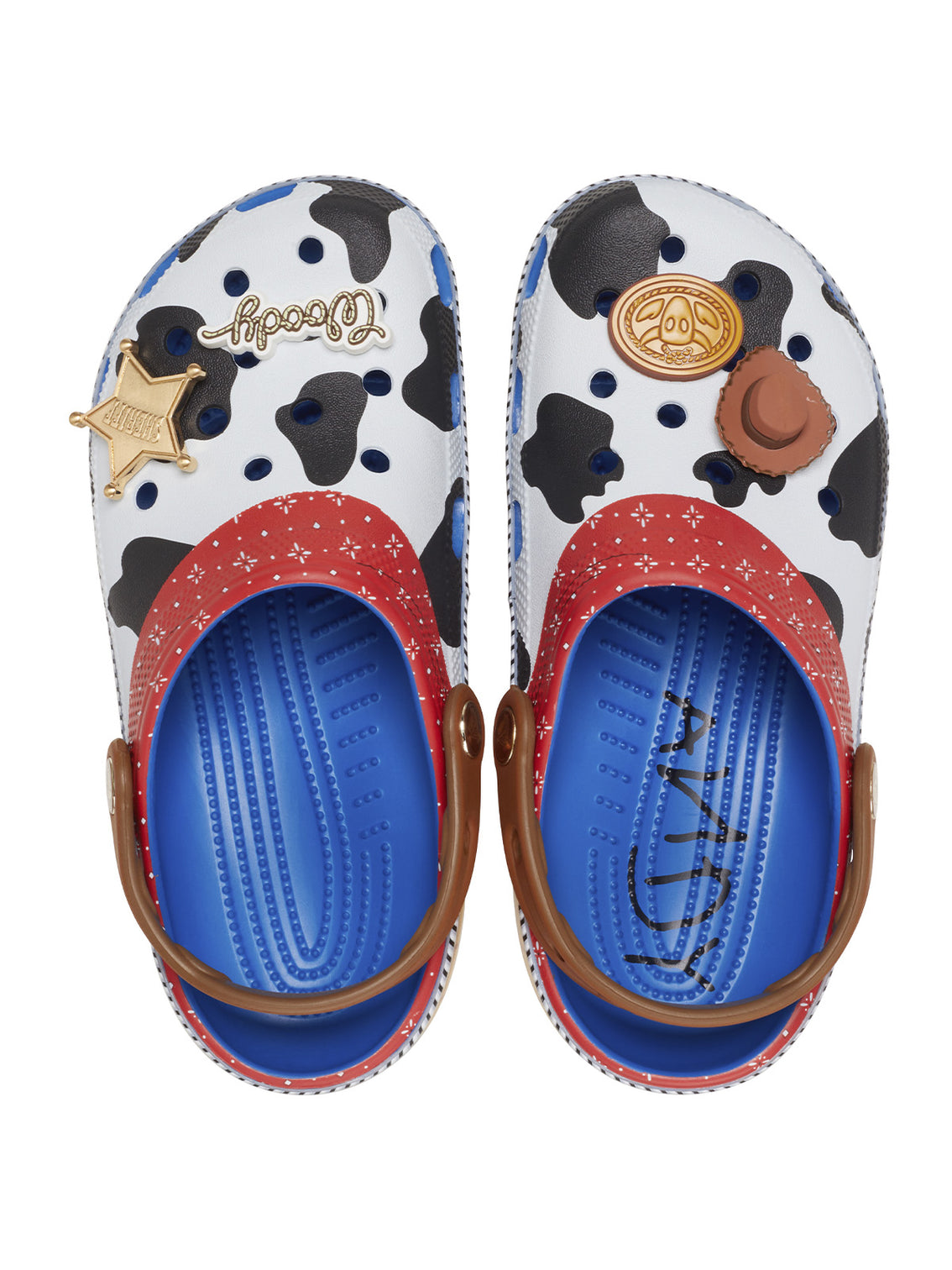 Zueco Niños Grandes Toy Story Woody Azul Crocs