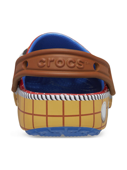 Zueco Niños Grandes Toy Story Woody Azul Crocs