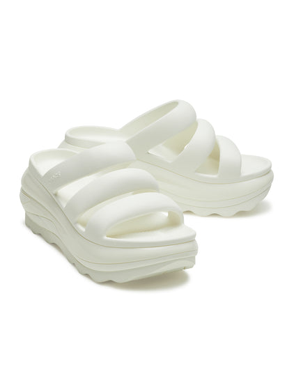 Sandalia Plataforma Unisex Mega Crush TSt Blanco Crocs