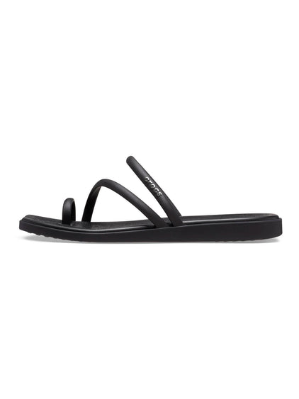 Sandalia Mujer Miami Toe Loop Negro Crocs