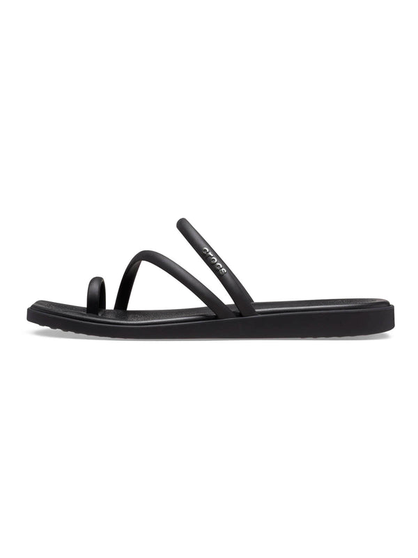 Sandalia Mujer Miami Toe Loop Negro Crocs