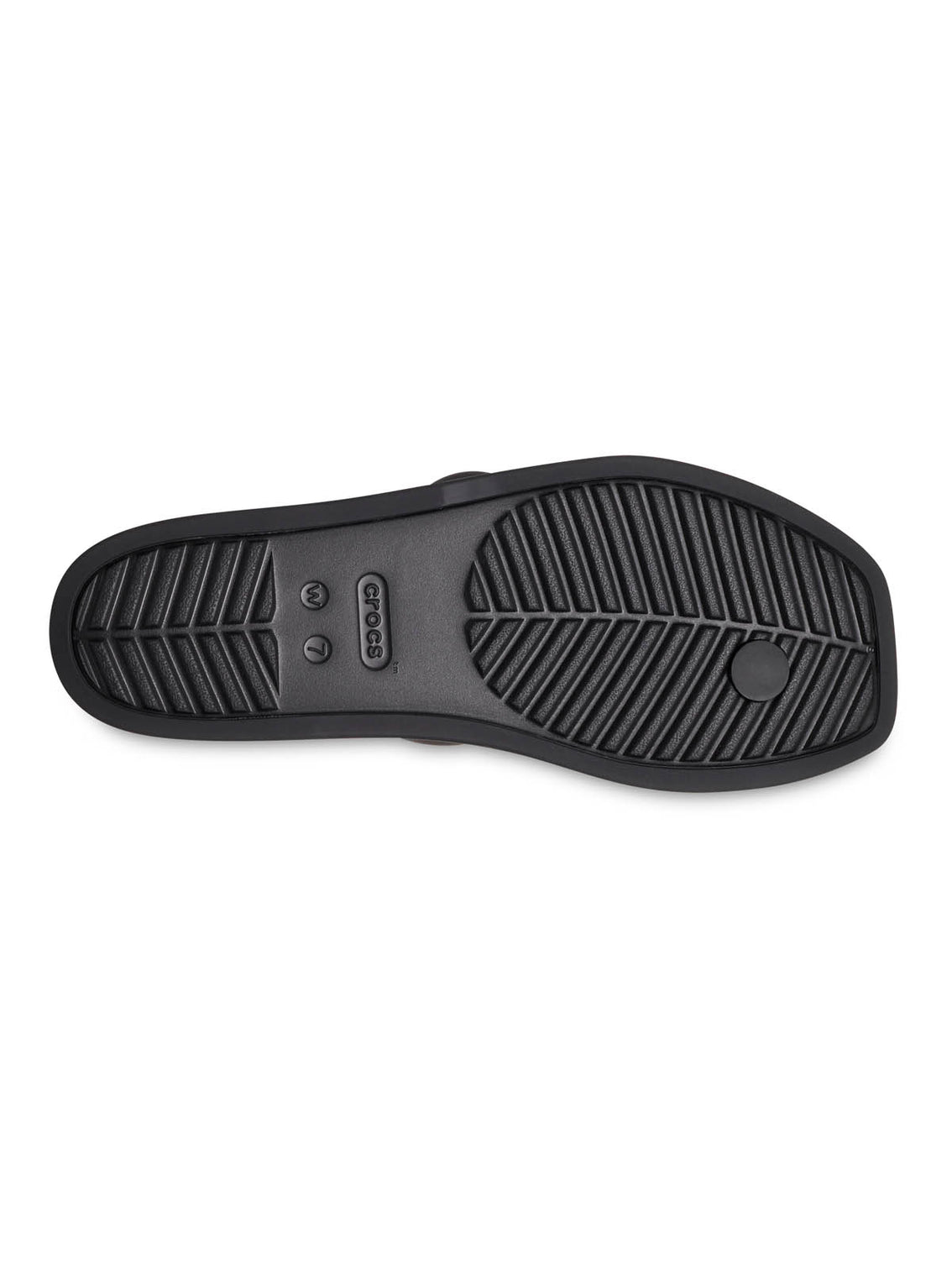 Sandalia Mujer Miami Toe Loop Negro Crocs