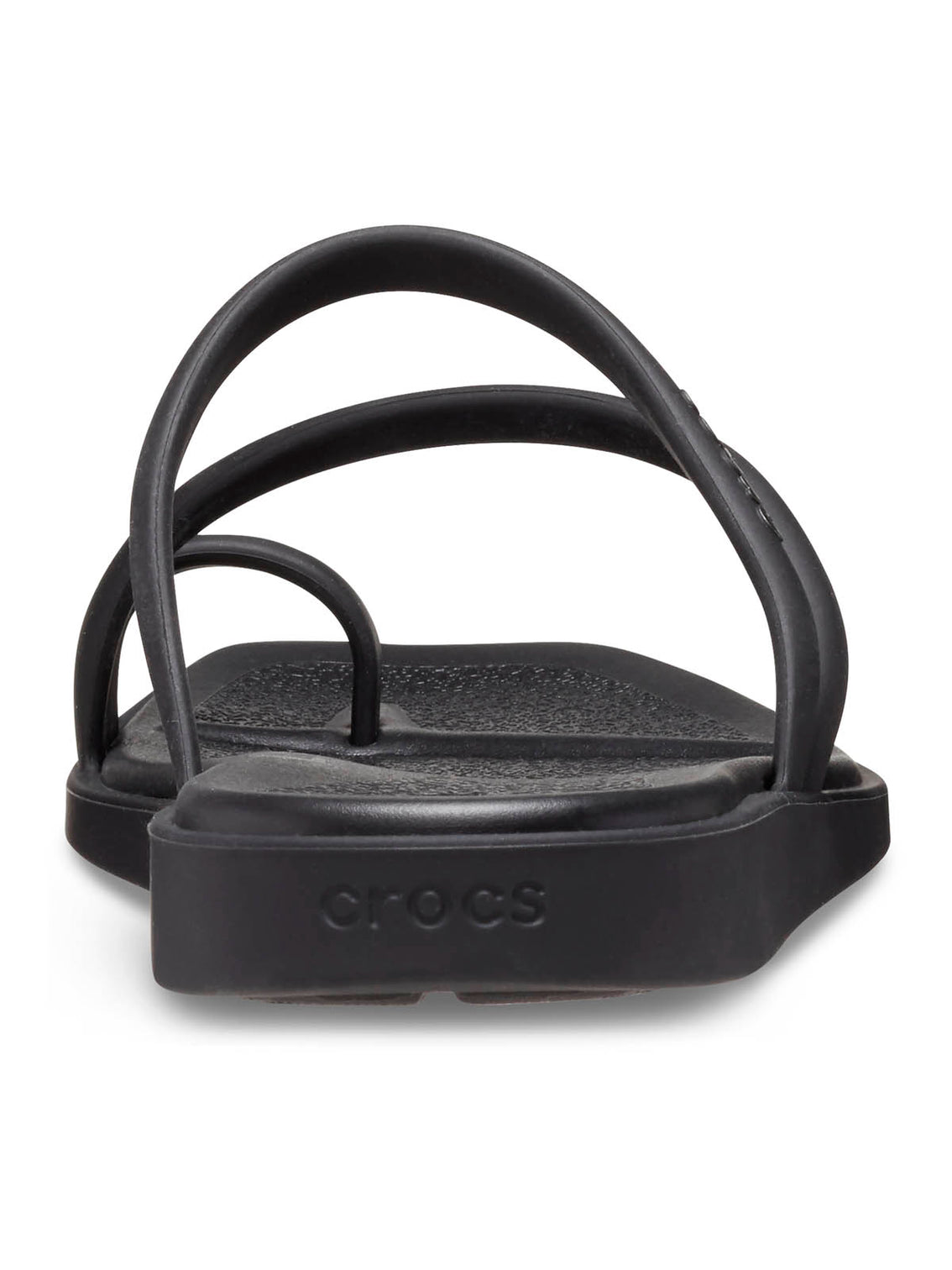 Sandalia Mujer Miami Toe Loop Negro Crocs