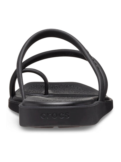 Sandalia Mujer Miami Toe Loop Negro Crocs