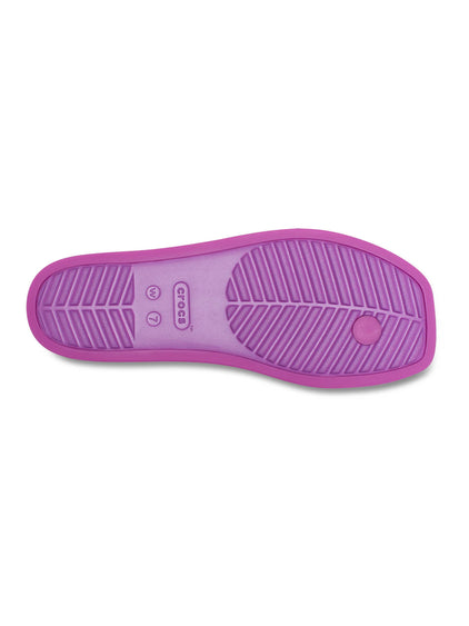 Sandalia Mujer Miami Toe Loop Sandal Morado Crocs