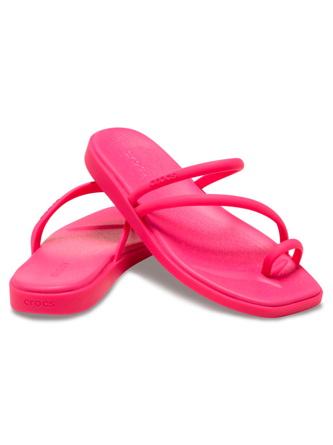 Sandalia Mujer Miami Toe Loop Rosa Crocs