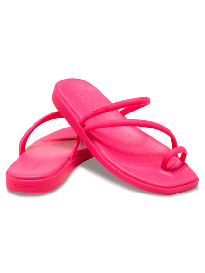 Sandalia Mujer Miami Toe Loop Rosa Crocs