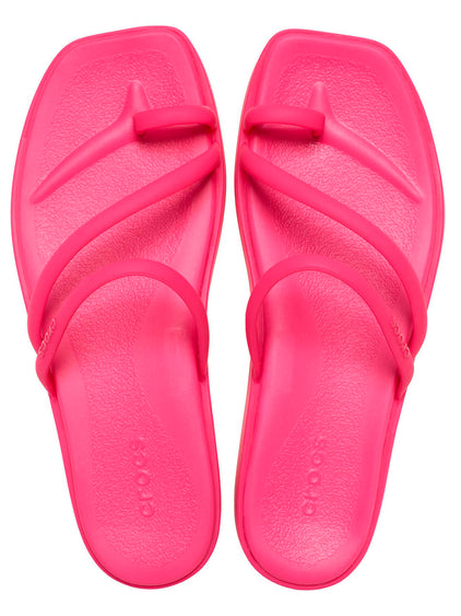Sandalia Mujer Miami Toe Loop Rosa Crocs